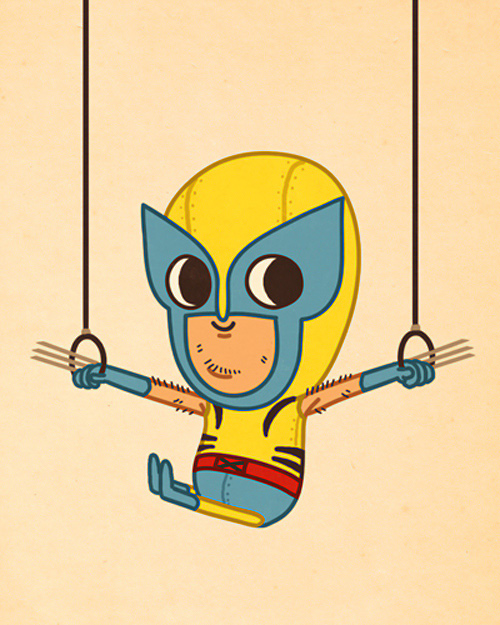 Mike Mitchell cute character illustrations