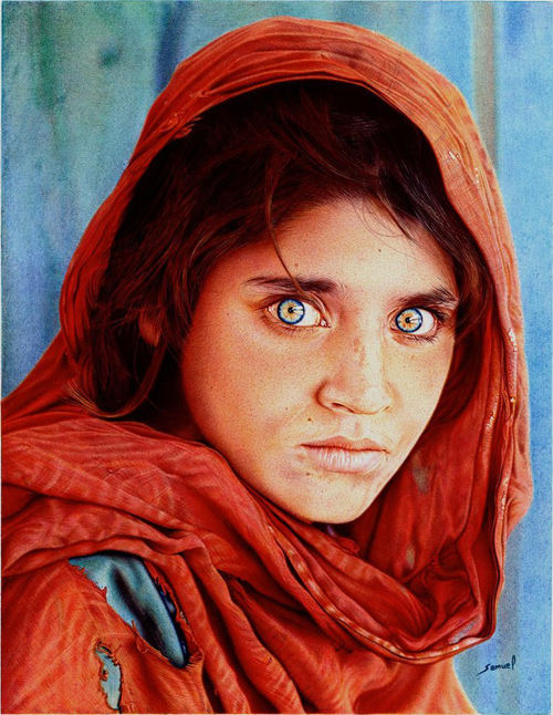 samuel silva realistic drawings ballpoint pen