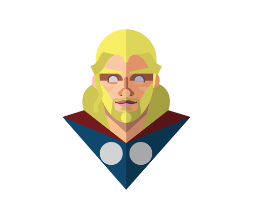 Flat Design Heroes