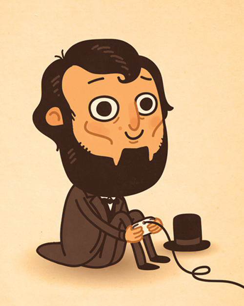 Mike Mitchell cute character illustrations