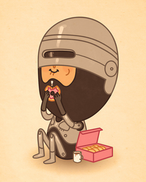 Mike Mitchell cute character illustrations