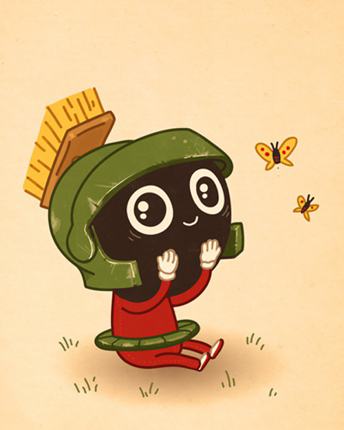 Mike Mitchell cute character illustrations