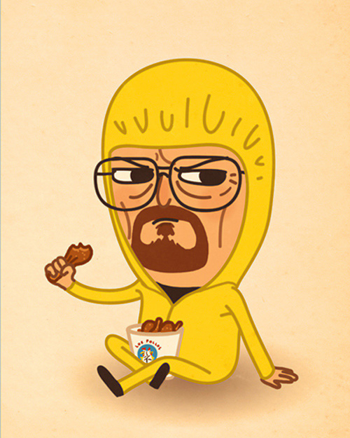 Mike Mitchell cute character illustrations