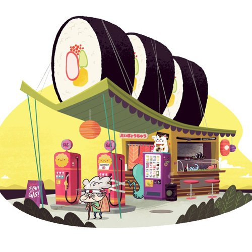 Christopher Lee Portraits of America’s Food Stands illustration