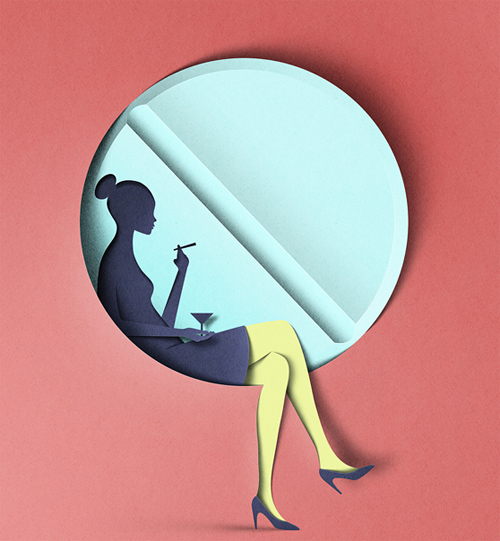 Eiko Ojala paper art illustration