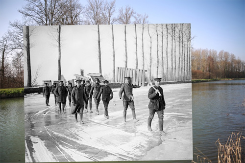 Peter Macdiarmid world war 1 superimposed photos