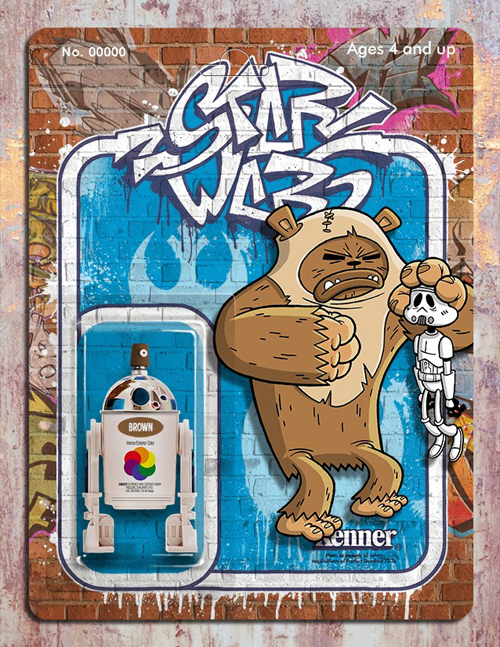 Phil Postma Star Wars graffiti illustrations