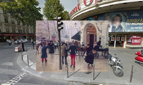 Halley Docherty The Guardian classic paintings Google Street View