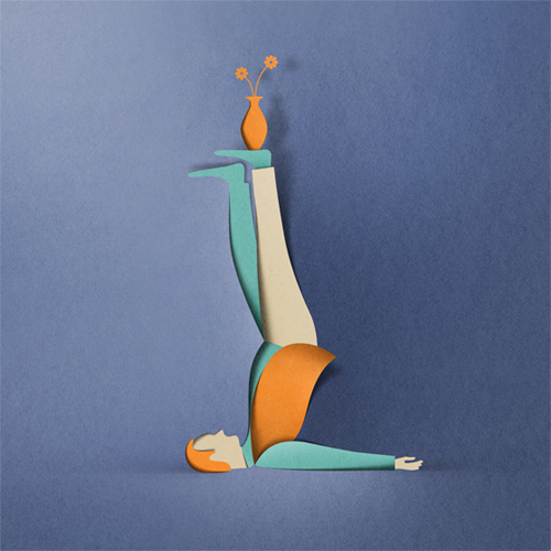 Eiko Ojala paper art illustration