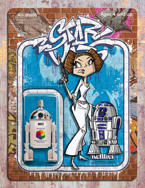 Phil Postma Star Wars graffiti illustrations