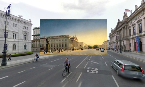 Halley Docherty The Guardian classic paintings Google Street View