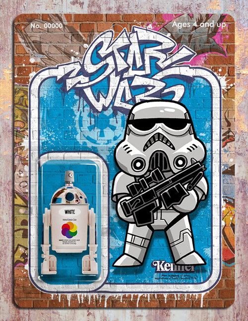 Phil Postma Star Wars graffiti illustrations