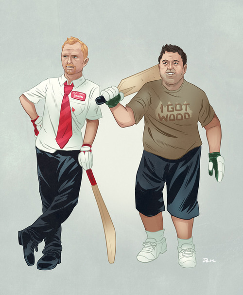  Dave Collinson buddy BFF illustration 