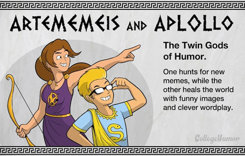 College Humor gods goddesses  internet