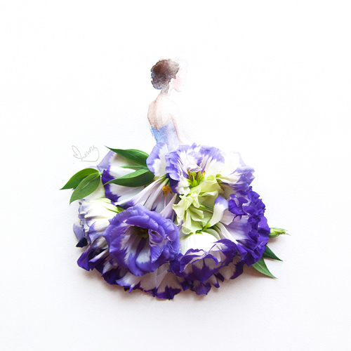 Lim Zhi Wei Limzy flower dresses