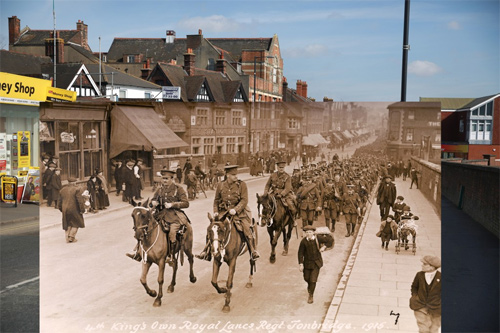 Peter Macdiarmid world war 1 superimposed photos