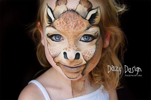 Christy Lewis Daizy design Face Painting 