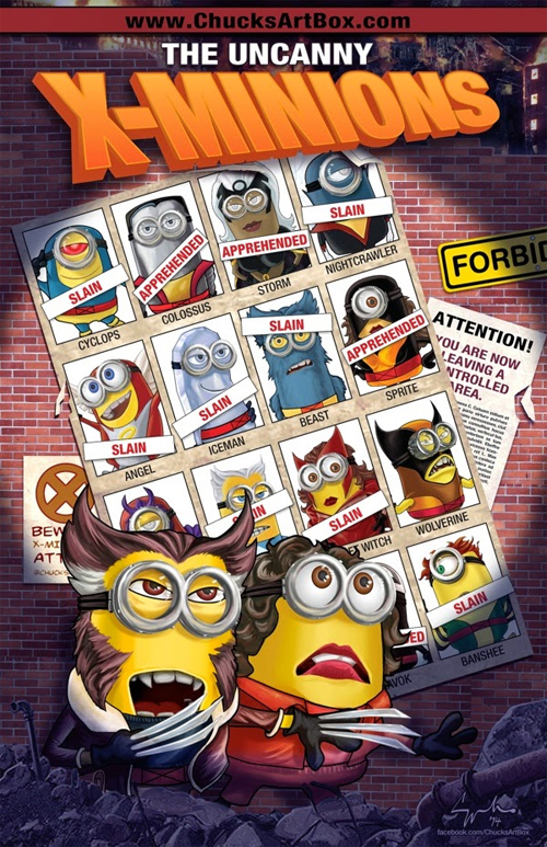 Chuck Mullins x-minions illustrations featured