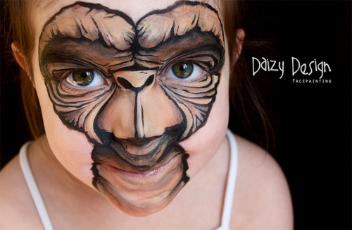 Christy Lewis Daizy design Face Painting 