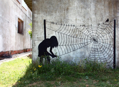 Pejac street art urban