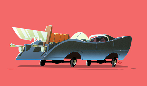 Ido Yehimovitz Greatest Rides cars illustrations