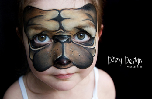 Christy Lewis Daizy design Face Painting 