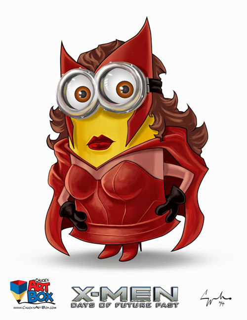 Chuck Mullins x-minions illustrations featured