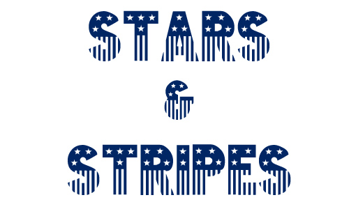 Stars stripes free 4th of july fonts