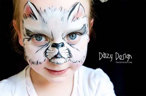 Christy Lewis Daizy design Face Painting 