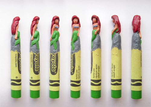 Hoang Tran Wax Nostalgic carved crayons