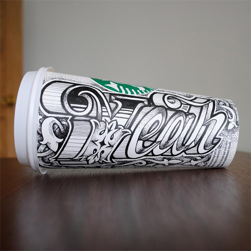 rob drape typography coffee cups featured