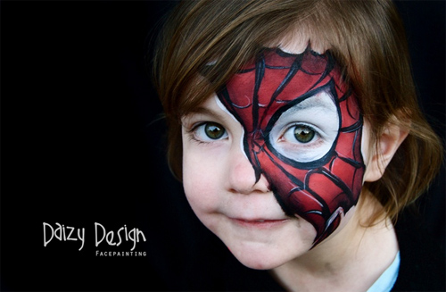 Christy Lewis Daizy design Face Painting 