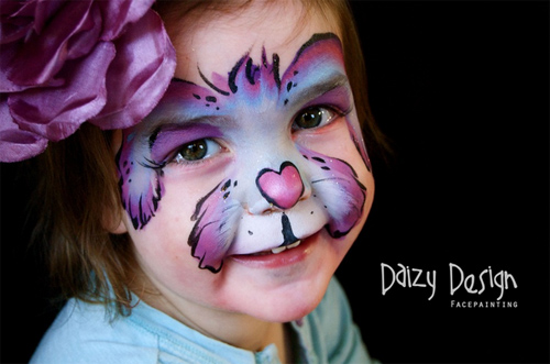 Christy Lewis Daizy design Face Painting 