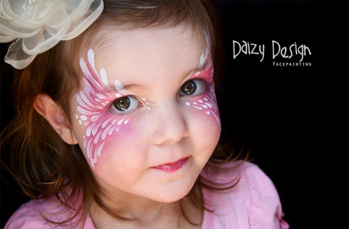 Christy Lewis Daizy design Face Painting 