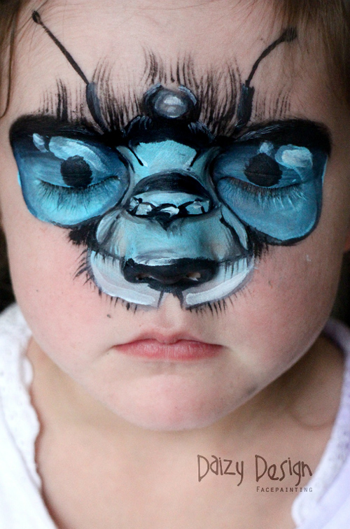 Christy Lewis Daizy design Face Painting 