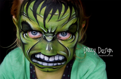 Christy Lewis Daizy design Face Painting 