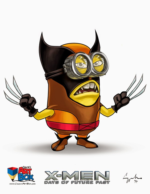 Chuck Mullins x-minions illustrations featured