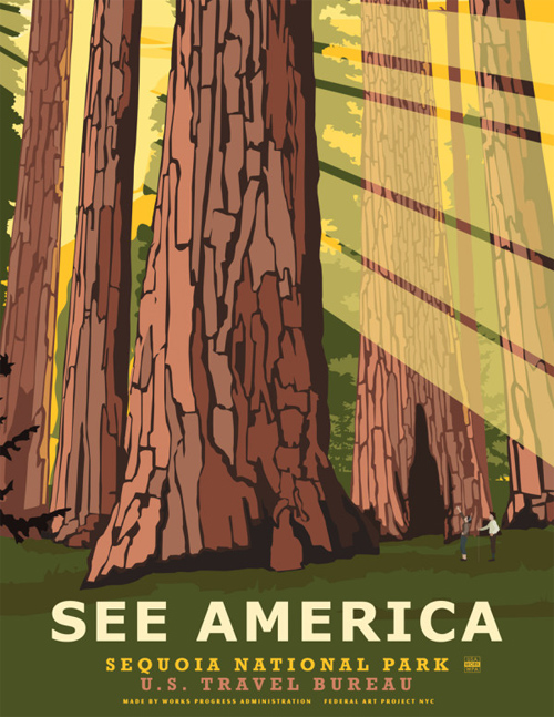Steve Thomas featured travel posters See America