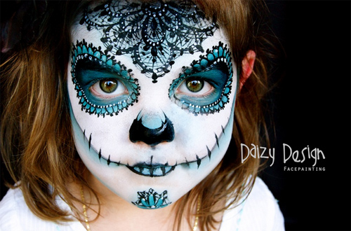 Christy Lewis Daizy design Face Painting 