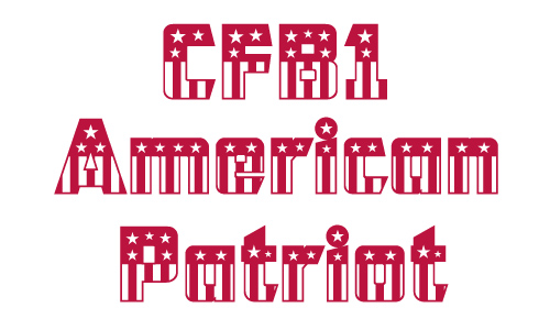 American flag free 4th of july fonts