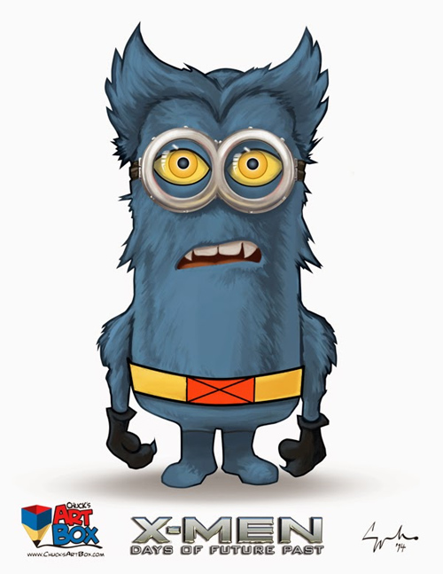 Chuck Mullins x-minions illustrations featured