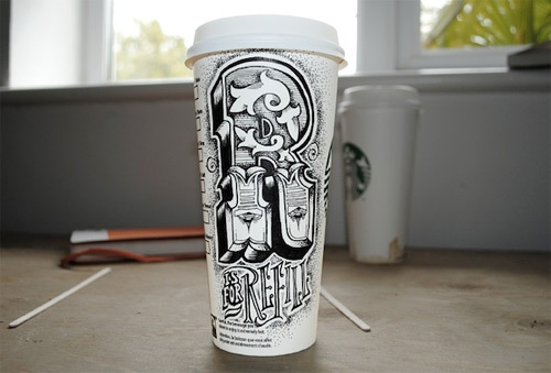 rob drape typography coffee cups featured