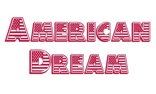 American dream free 4th of july fonts