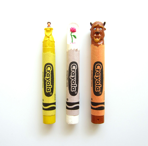 Hoang Tran Wax Nostalgic carved crayons