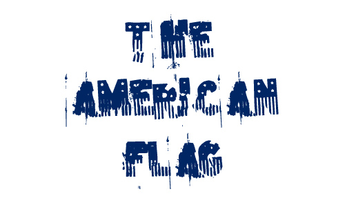 American flag grunge free 4th of july fonts