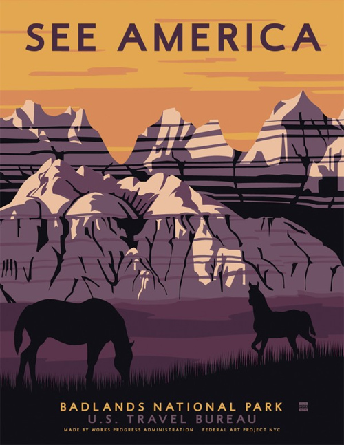 Steve Thomas featured travel posters See America