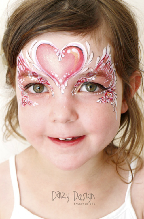 Christy Lewis Daizy design Face Painting 