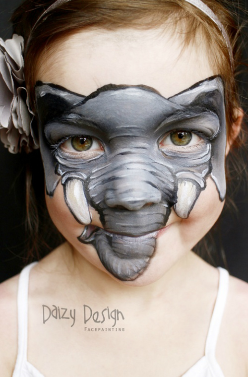 Christy Lewis Daizy design Face Painting 