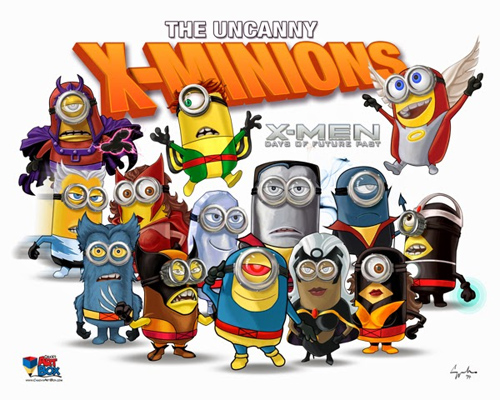 Chuck Mullins x-minions illustrations featured