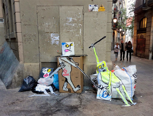 Boxes Francisco de Pájaro art is trash